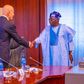 President Bola Tinubu and Chairman, Aluminium Smelter Company of Nigeria (ALSCON) Alexey Arnautov [Presidency]