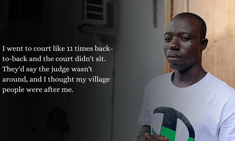 Ibukun lost 3 years of his life awaiting trial in prison to prove his innocence