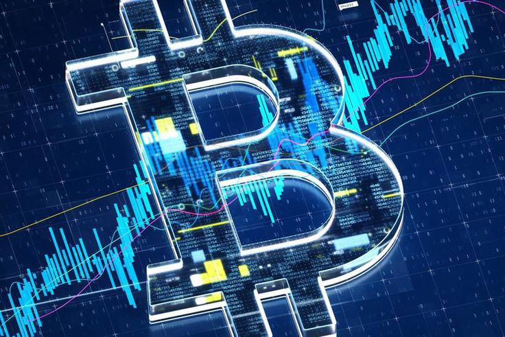 Bitcoin sign stock market data.Getty Images