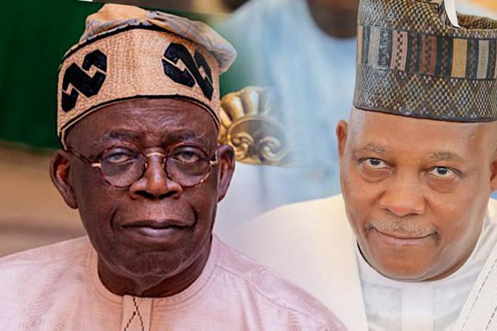 President Bola Ahmed Tinubu and Vice-President Kashim Shettima [Punch Newspapers]