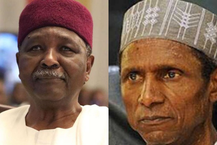 Retired Gen Yakubu Gowon and Late Umaru Musa Yar'Adua [Pulse.ng]