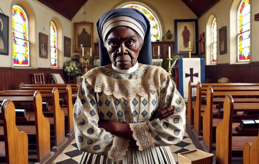 A Methodist deaconess [This image was generated using the AI model DALL·E]