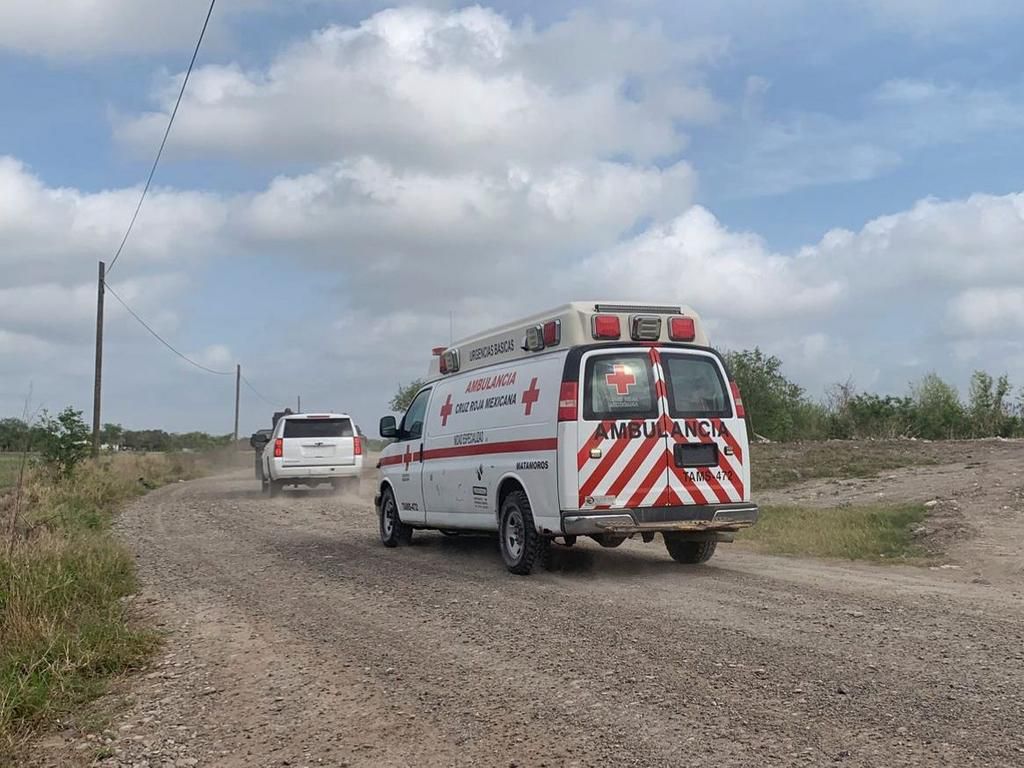 A Mexican Red Cross ambulance transports two Americans found alive after their abduction in Mexico last week, in Ejido Longoreno, on the outskirts of Matamoros, Mexico, Tuesday, March 7, 2023.Associated Press