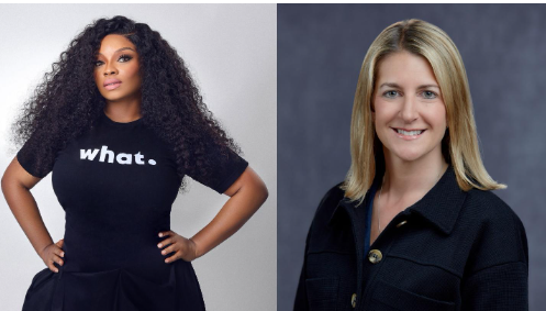 L-R: Chichi Nwoko, Chief Executive Officer, What Media Group, and Lauren Marriott, SVP, Content Partnerships and Brand Strategy, Paramount Global Content Distribution