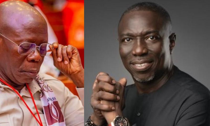 Adams Oshiomhole and Asue Ighodalo. [Facebook]