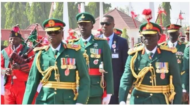 Higher ranking officers in the Nigerian Army [BlueprintAfric]