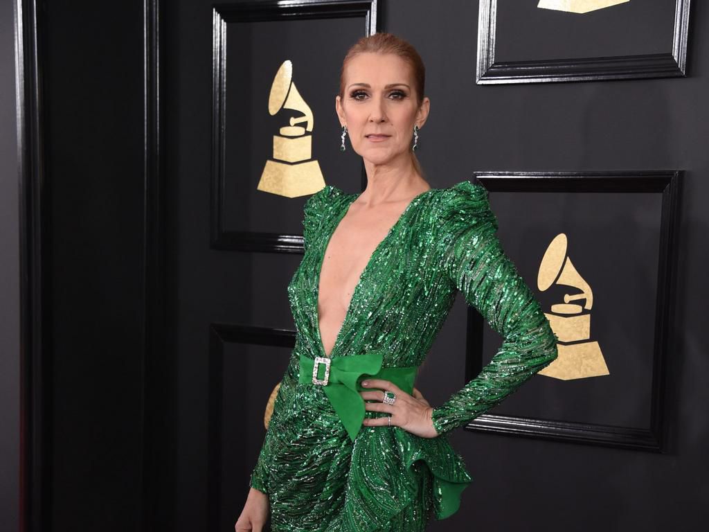 Celine Dion on the Red Carpet at the 59TH annual Grammy Awards in 2017.Phil McCarten/CBS via Getty Images