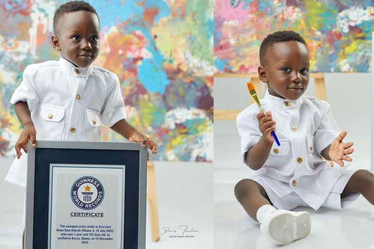 Ghana's 1-year-old Ace Liam is Guinness World Records' Youngest Male Artist