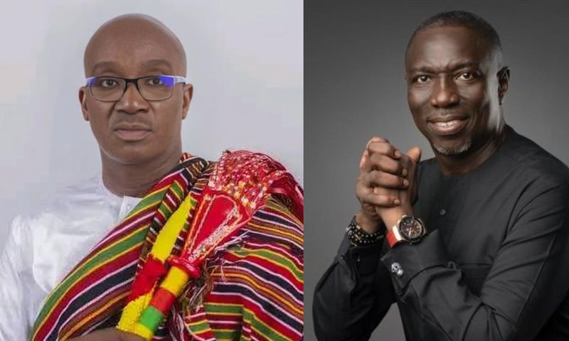 L-R: Governor Monday Okpebholo and PDP guber candidate, Asue Ighodalo. [X/Facebook]