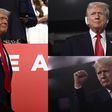 US former President and 2024 Republican presidential candidate Donald Trump, a bandage on his ear after being wounded in an assassination attempt, attends the first day of the 2024 Republican National Convention at the Fiserv Forum in Milwaukee, Wiscon...