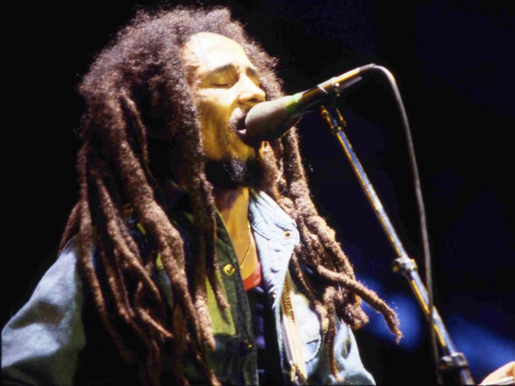 Bob Marley performing in Paris in 1980.Jacques Langevin/AP