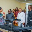 Senior Special Assistant to the President on SDGs,Mrs Adejoke Orelope-Adefulire, conducting Gov. Alex Otti of Abia round the Sustainable Development Multipurpose Hospital in Abia [NAN]