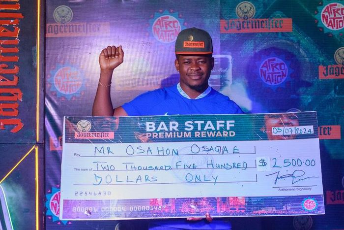 Winner 1 of Jägermeister bartender competition