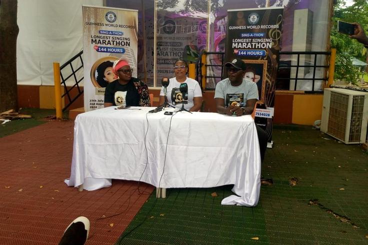 Blessing Jibromah, a Nigerian singer declares her intention to break the Guinness World Record (GWR) of 105 hours in a singing marathon event [Blueprint Newspapers Limited]