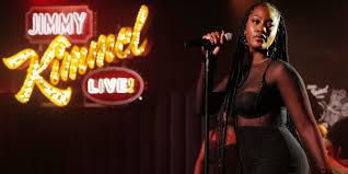 Tems at Jimmy Kimmel Live [Pitchfork]