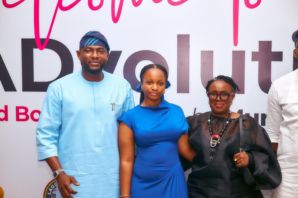 L-R  Chairman, Eti-Osa Local Government, Lagos, Hon Fuad Atanda Lawal; author & READvolution convener, Munachi Mbonu; and actor & producer, Joke Silva at the READvolution World Book Day Event