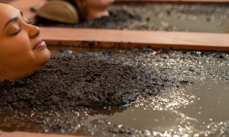 Mud baths are a natural way to improve health and wellbeing [Dr.Wilkinson's]