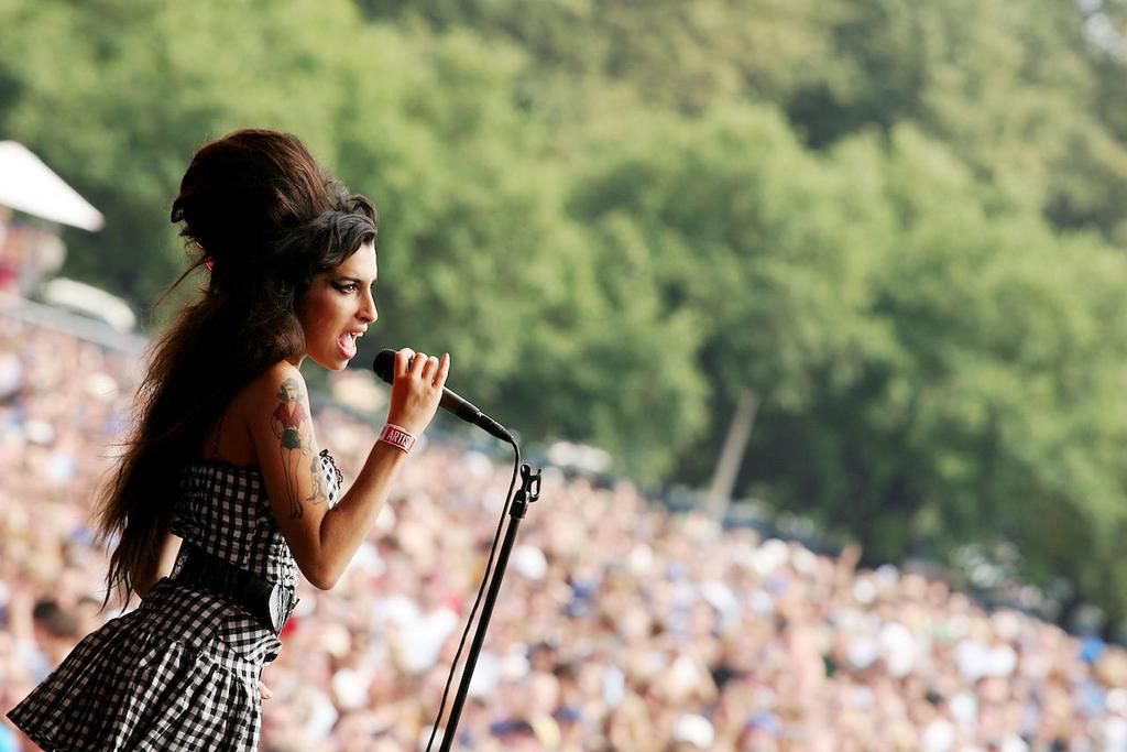 Amy Winehouse at Lollapalooza on August 5, 2007, in Chicago.Jason Squires/WireImage