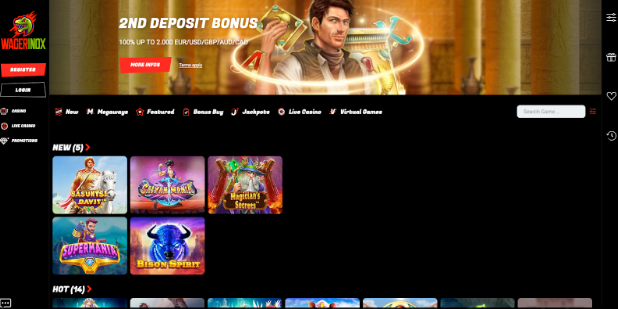 Wagerinox - Best Casino for Classic Slots