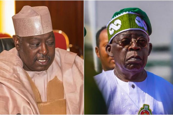 Babachir Lawal and Bola Tinubu [Facebook]