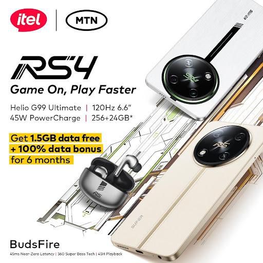 Game on, play faster with itel's first gaming smartphone, the RS4