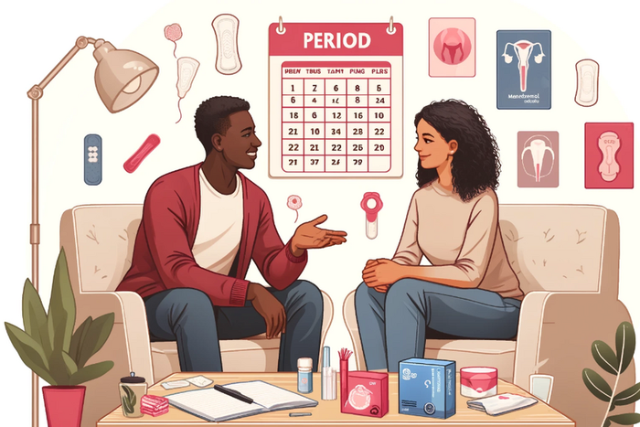 There are things men should know about periods [DALL-E2024]