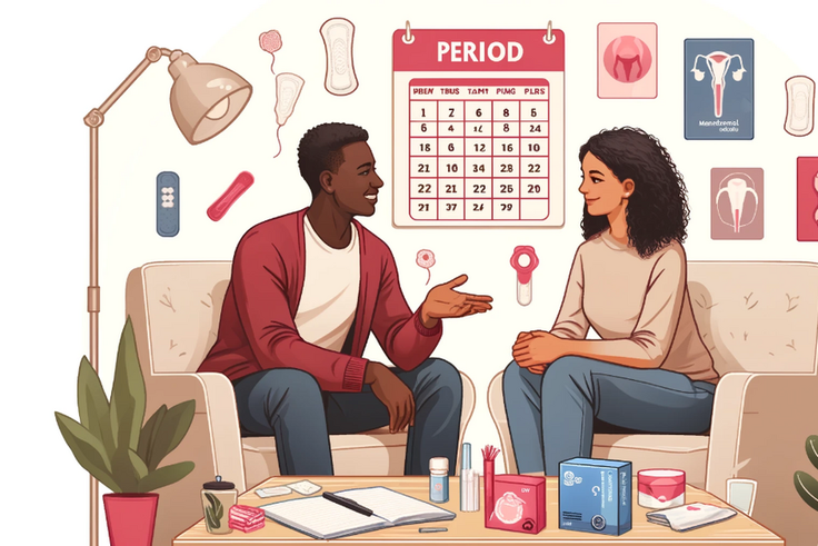 There are things men should know about periods [DALL-E2024]