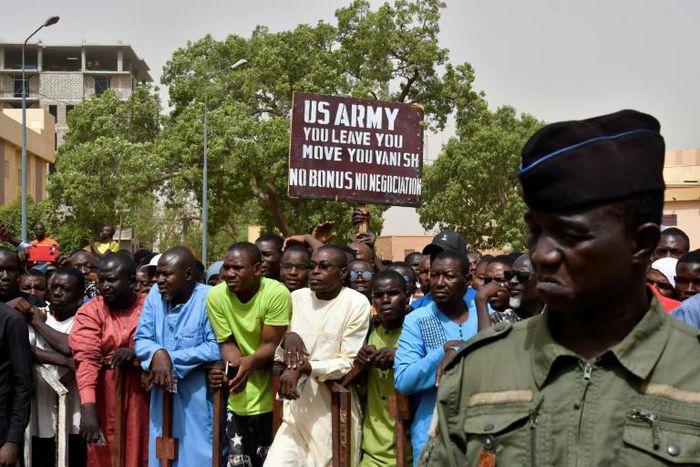 Thousands protest for US troops to leave Niger Republic, days after Russians' arrival