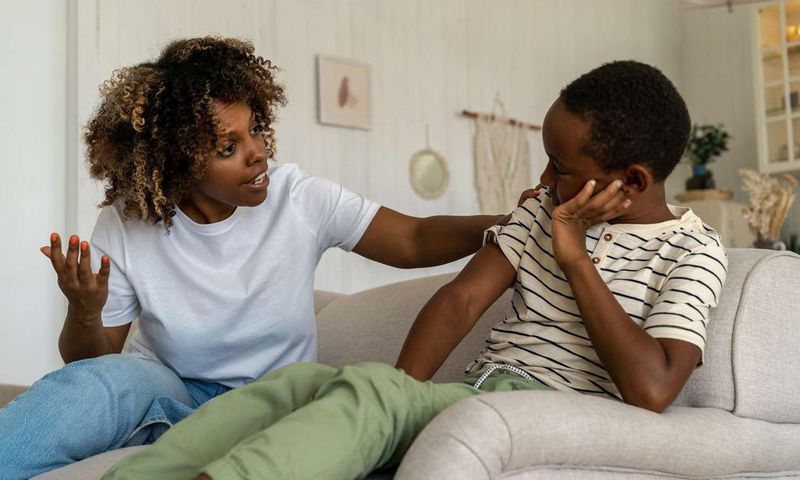 Black mother and son [Parents]