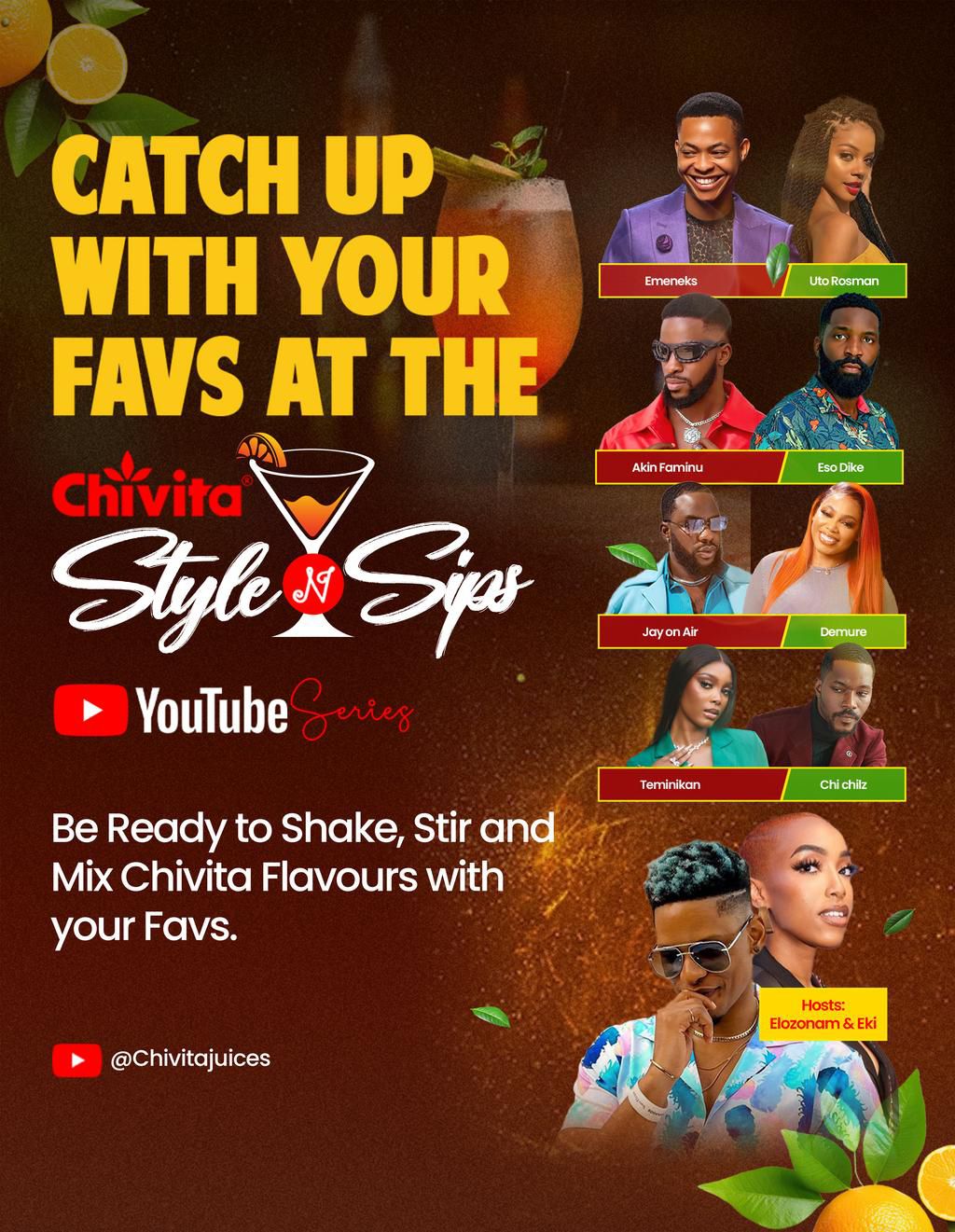 CHIVITA redefines beverage experience with #ChivitaStyleNSips Series