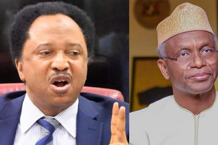 Senator Shehu Sani and Nasir El-Rufai. [Facebook]