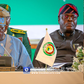 President Bola Tinubu at the 65th Ordinary Session of the ECOWAS Authority of Heads of State and Government at the State House Conference Centre in Abuja on Sunday, July 7th, 2024. PHOTO: Sodiq Adelakun/Channels TV.