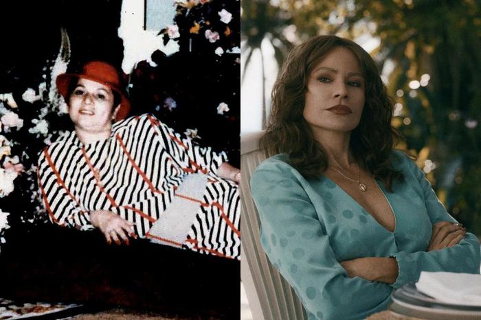 Sofia Vergara (right) plays Griselda Blanco (left) in the Netflix series about the cocaine dealer [Rolling Stone]