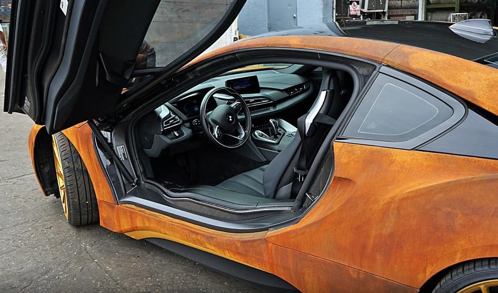 The rust wrap can be a bold statement that lets your car reflect your unique style.