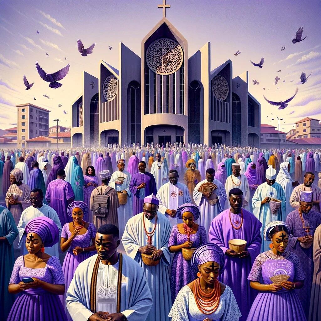 Ash Wednesday (image is AI-generated) [DALL-E]