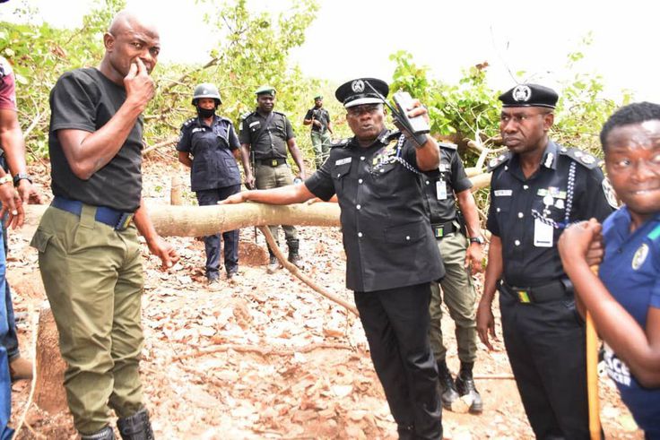 Men of the Nigerian police