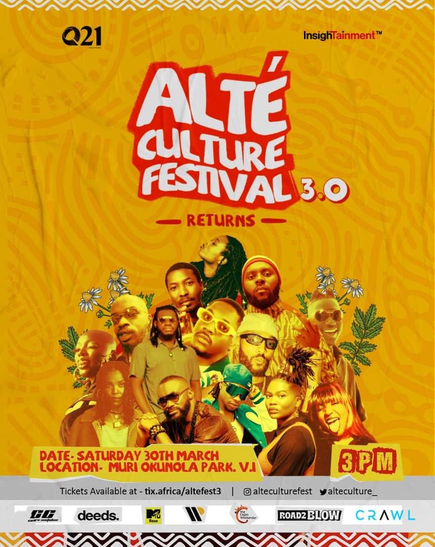 OdumoduBlvck, BOJ, Made Kuti, Prettyboy D-O, Lady Donli, DJ Tgarbs, others set to perform at Alte Culture Festival this Easter!