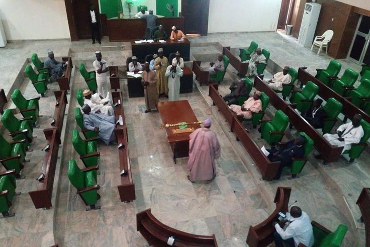 Jigawa House of Assembly has impeached Speaker, Alhaji Isa Idrs, Chief Whip, Mr. Aminu Sale and the Majority Leader of the Mr. Sani Isyaku [Facebook/JigawaHouseOfAssembly]