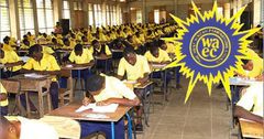 Senior secondary school students writing the West Africa Senior School Certificate Examination.  [Nigerian Scholars]