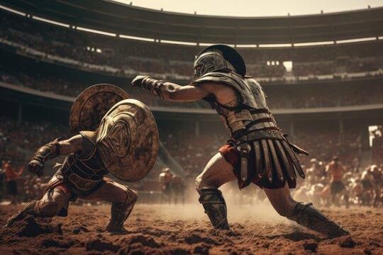 Gladiators battle to the death [AdobeStock]