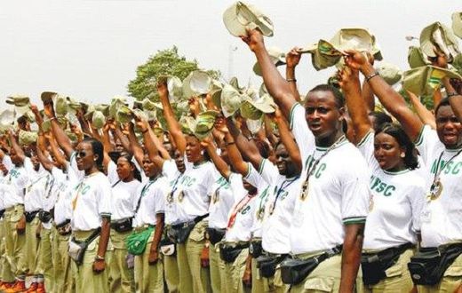 Coprs members at their passing out parade