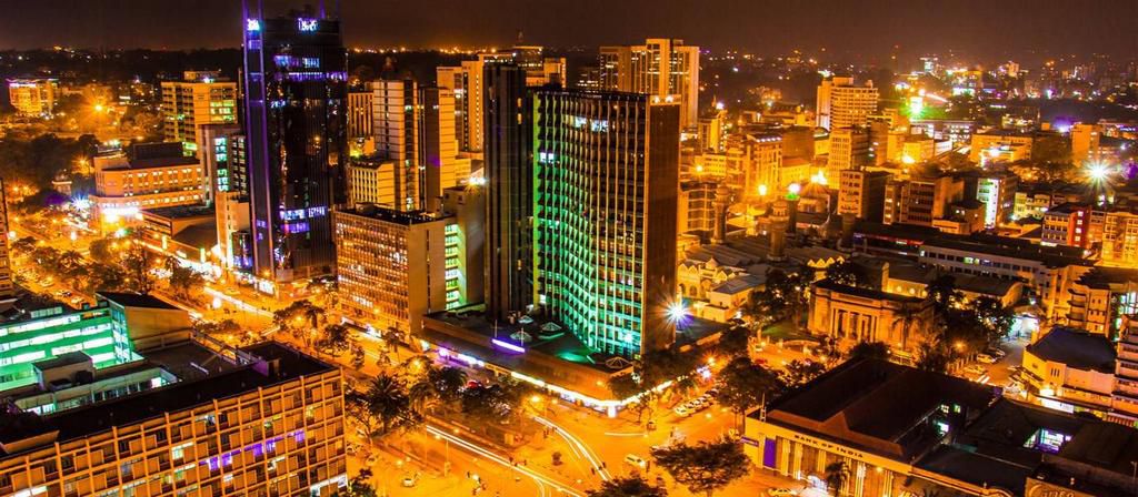 Nairobi City skyline at night [Courtesy]