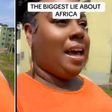 Africa is beautiful, the media lied to us - African American lady urge visits