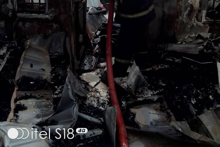 Fire razes FCT minister's residence  [Nathaniel Shaibu]