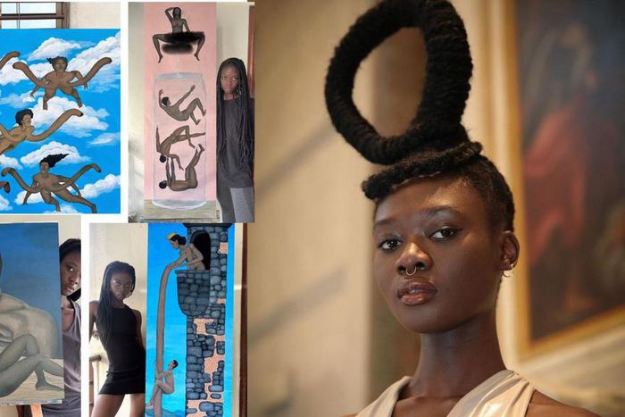 Letitia Ky and her paintings [Instagram]