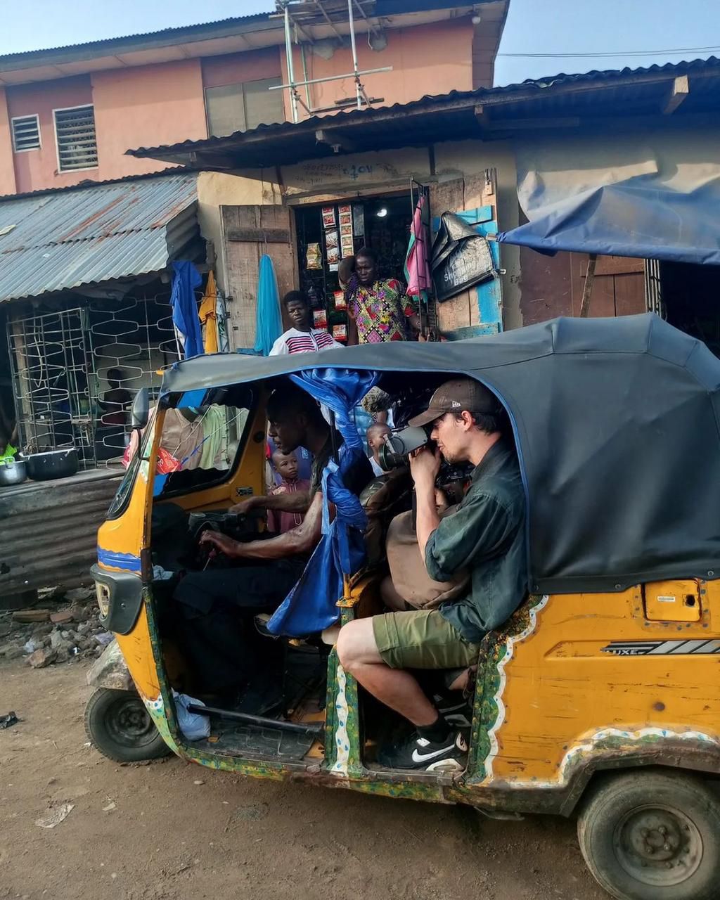 Nigerian action-thriller film, Son of the Soil, wraps up production. [Instagram/wingonia_ikpi]