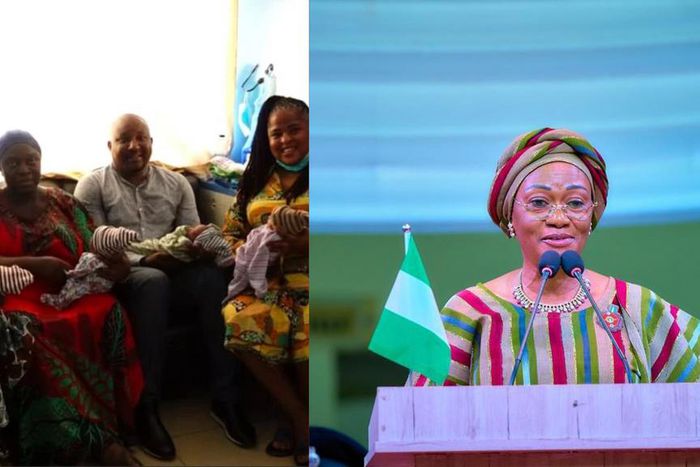 See them as anniversary gifts to the President - Woman seeks Tinubu's help for quadruplets