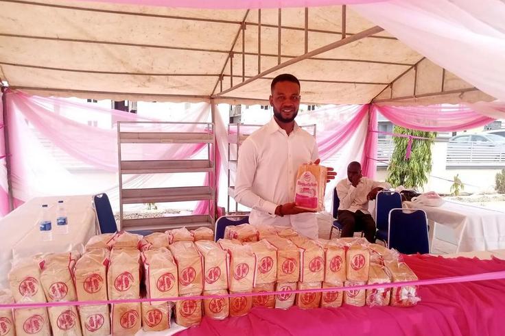 Shepherd ‘s Sure Bread , a product of Shepherd House Assembly International, at its launching at the church premises on Sunday in Abuja [NAN]
