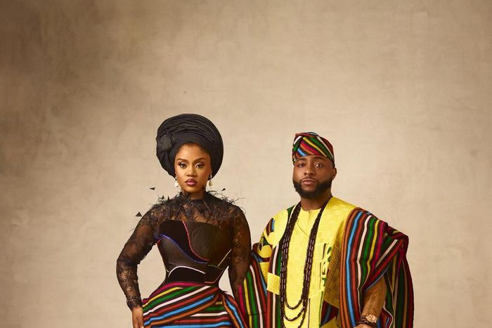 Davido and Chioma have released pre-wedding photos [Instagram/@davido]