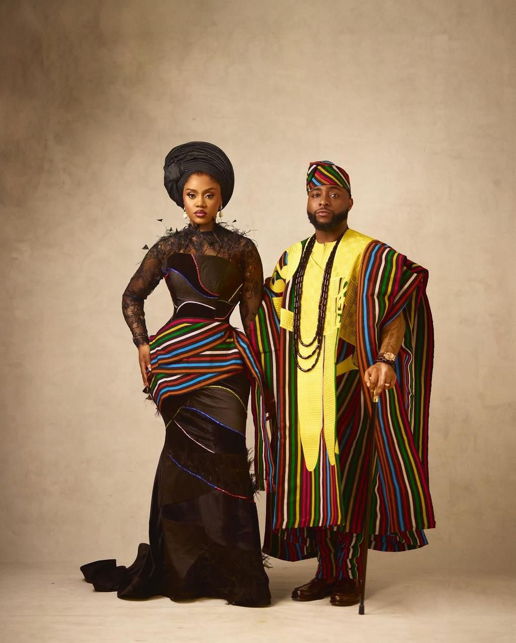 Davido and Chioma have released pre-wedding photos [Instagram/@davido]